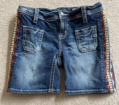 Miss Me Girls size 16 Denim Jeans Shorts AUTHENTIC EXCELLENT