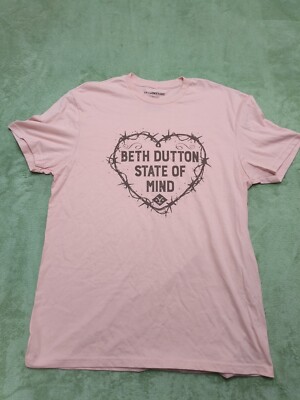 State Of Mind Beth Dutton - Peach Color Yellowstone Size Large