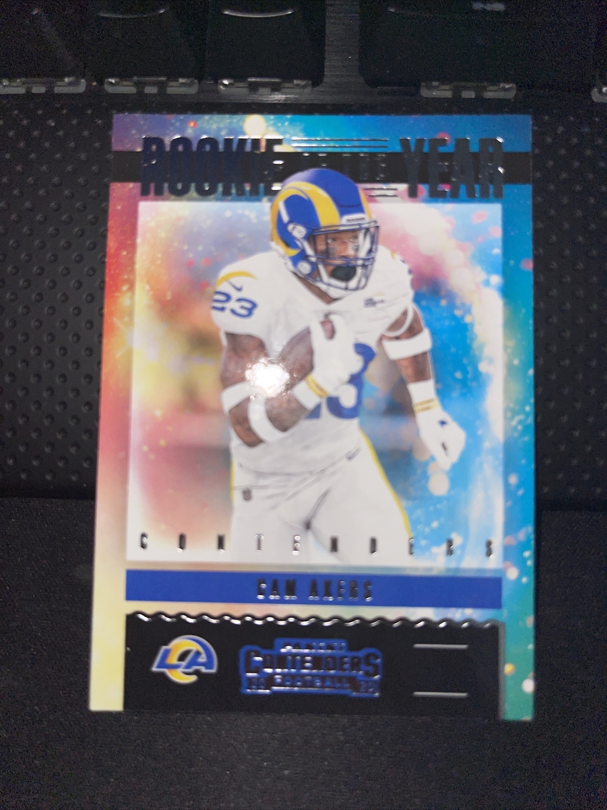 2020 Panini Contenders Football Cam Akers Rookie Of The Year RC #RY-CAK Rams