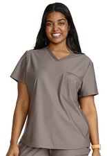 Iron Cherokee Scrubs Form Tuckable V Neck Top CK819 IRON