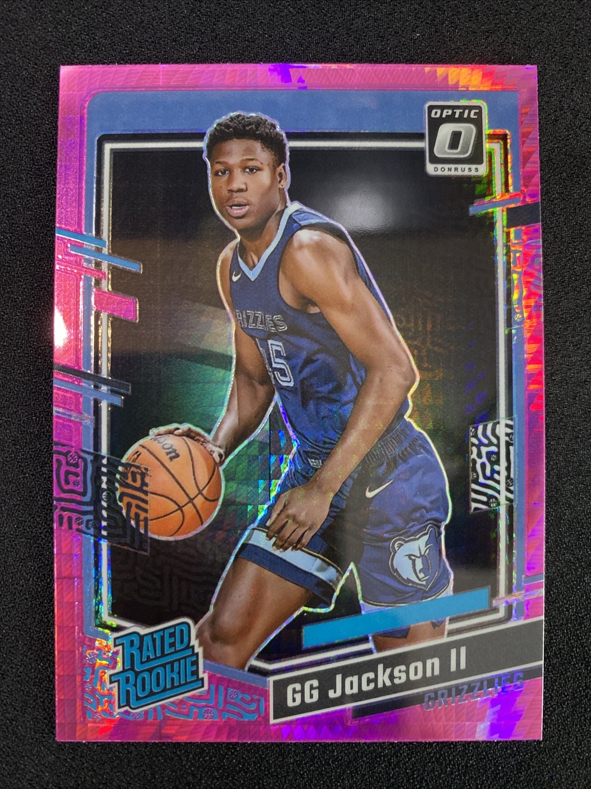 2023-24 Donruss Optic Basketball Rated Rookie Hyper PINK GG Jackson II #228