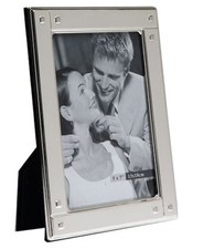 Image of Silver Photo Picture Frame 4x6" Inches & 5x7" Inches - Matt & Shiny
