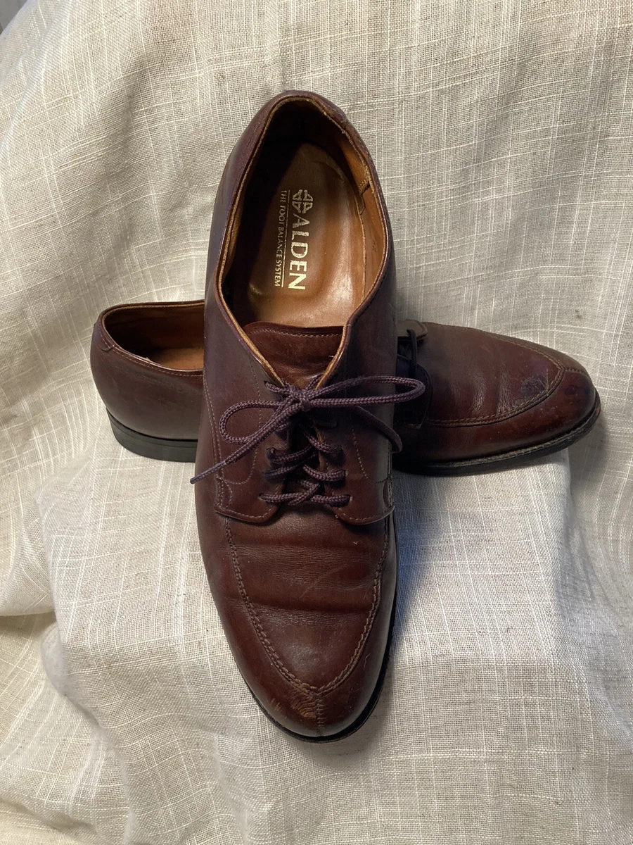 Alden Norwegian Front Blucher w Split Toe Seam Sz. 12 AA B Foot