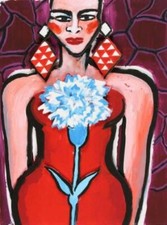 Elvira Bach handsigniert nummeriert 21/30 Rosarot - 2018 - 3D-Konstruktion -