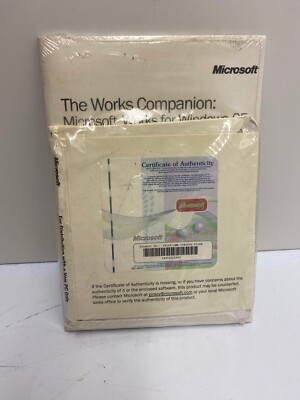 The works Companion : Microsoft Works for Windows 95 sealed package
