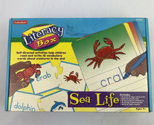 Lakeshore Literacy Box Sea Life Pre-K Kinder Reading Writing Learning Centers