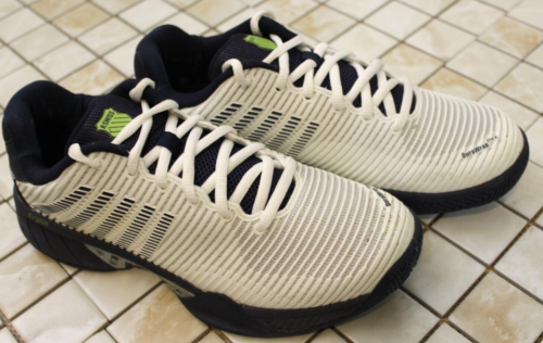 K-Swiss Men's Hypercourt Express Size 8.5 M In WH/RFLCPND/CLNLBL 06613-177 -M