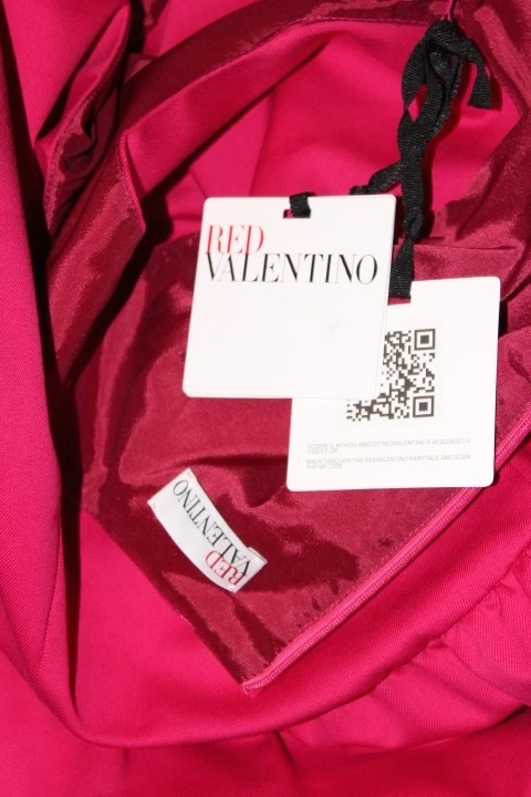Abito rosso Valentino Abiti Donna Orchidiea rosa nuovo con etichette EU 46 US 8 cotone lana