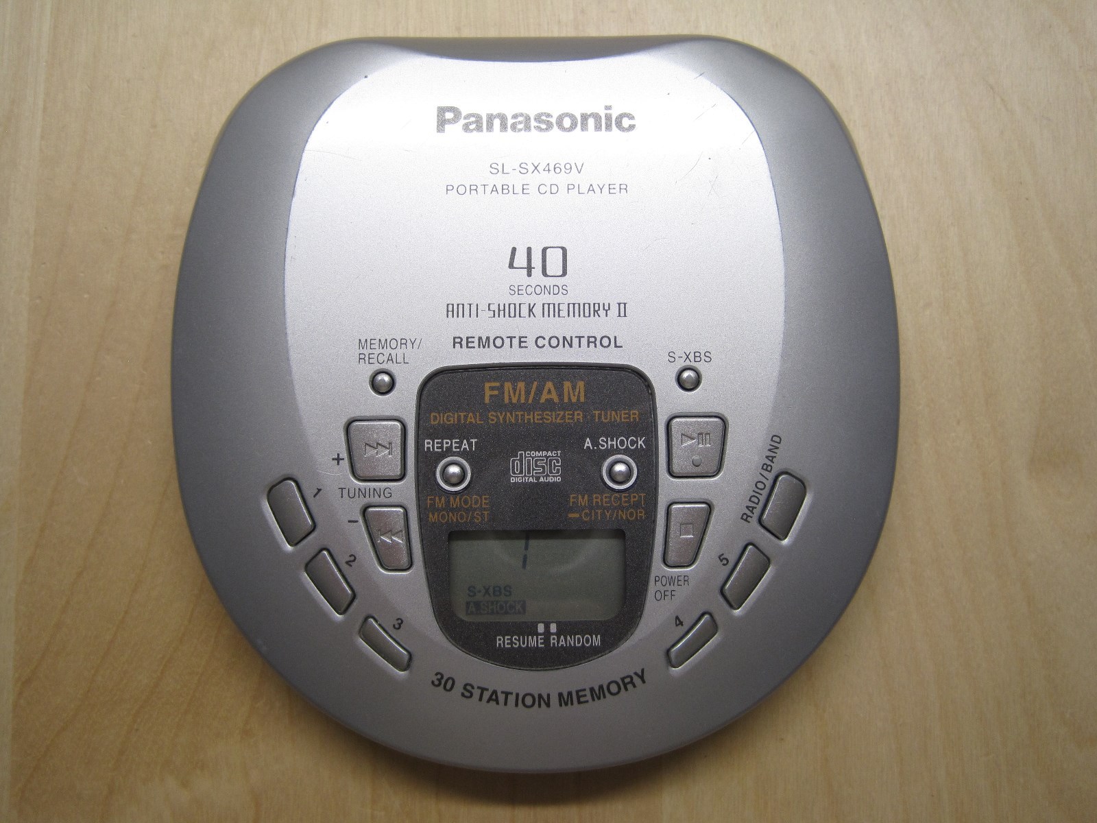 Panasonic SL-SX469V Portable CD Player FM/AM Radio | eBay