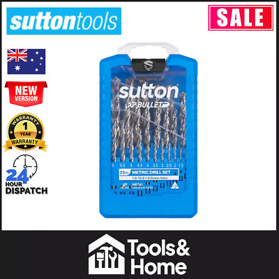 Sutton 1-13mm Hss Bright Xtreme Precision XP Bullet Drill Jobber Set  25 Piece D220SM25 main image 0