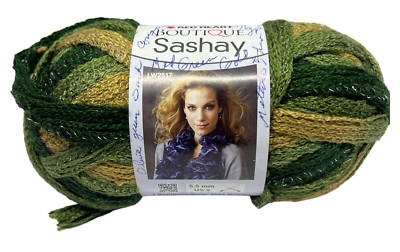 OneBall Red Heart Boutique Sashay Metallic Yarn Conga #1956  3.5 Oz. 30 Yds.
