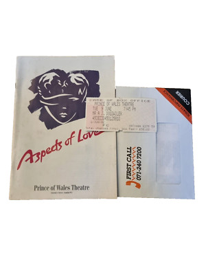Aspekte der Liebe - Sarah Brightman Michael Praed Grania Renihan Prog & Ticket