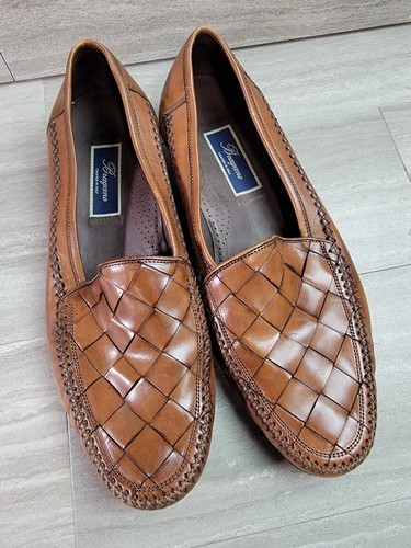 Bragano Cole Haan Woven Moc Toe Loafers 