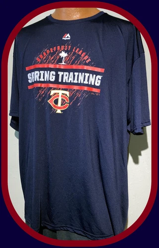 MINNESOTA TWIN MAJESTIC GRAPEFRUIT LEAGUE SPRING TRAINING ADULT 2XL JERSEY SHIRT - Picture 3 of 5