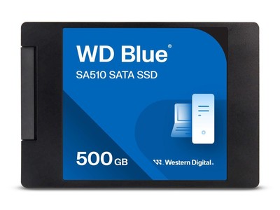 WD Blue 500GB SA510 2.5'' Internal Solid State Drive SSD - WDS500G3B0A