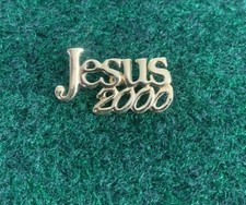   Jesus 2000  Gold-Tone Lapel Pin