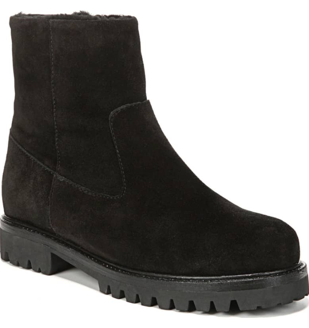 vince shearling boots