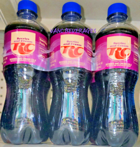 NEW RC Cola Berries & and Cream Soda(6x16.9oz bottles) w/FREE SHIP. BB 7/24 - Picture 1 of 2