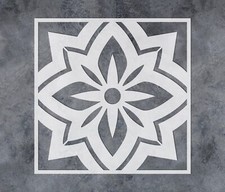 Reusable Flower Tile Stencils for Floral Mandala Stencil Template Reusable for W