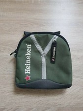 BORSELLO TRACOLLA HEINEKEN BY TUCANO USATO VERDE CON TASCHE INTERNE E ZIP