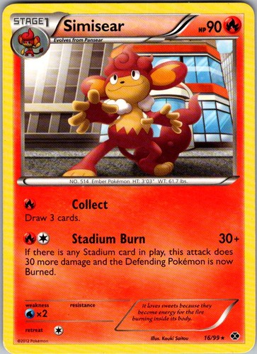 Simisear 16/99 Rare Next Destinies MP
