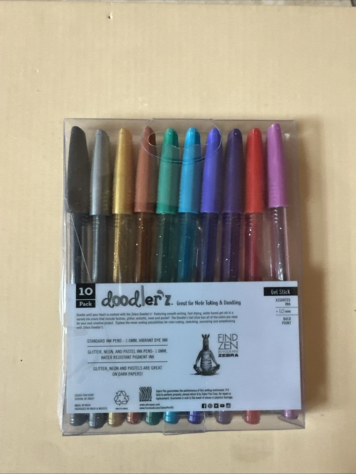 10 doodlerz gel glitter pens - Image 2 of 2
