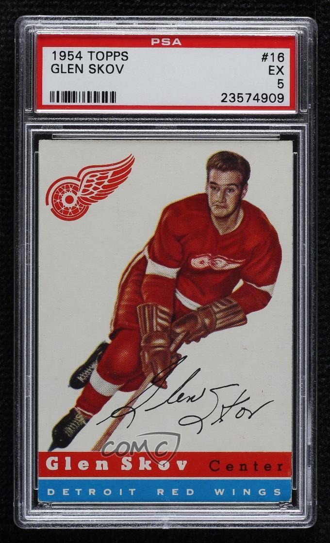 1954-55 Topps Glen Skov #16 0o5t