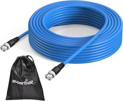 Superbat SDI Cable Long BNC 75 Ohm 12G 4K 8K Belden 1694A