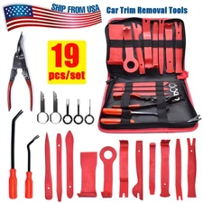 19PCS Removal Trim Tool Kit Trimmer Car Interior Handle Door Pliers  Remover Set