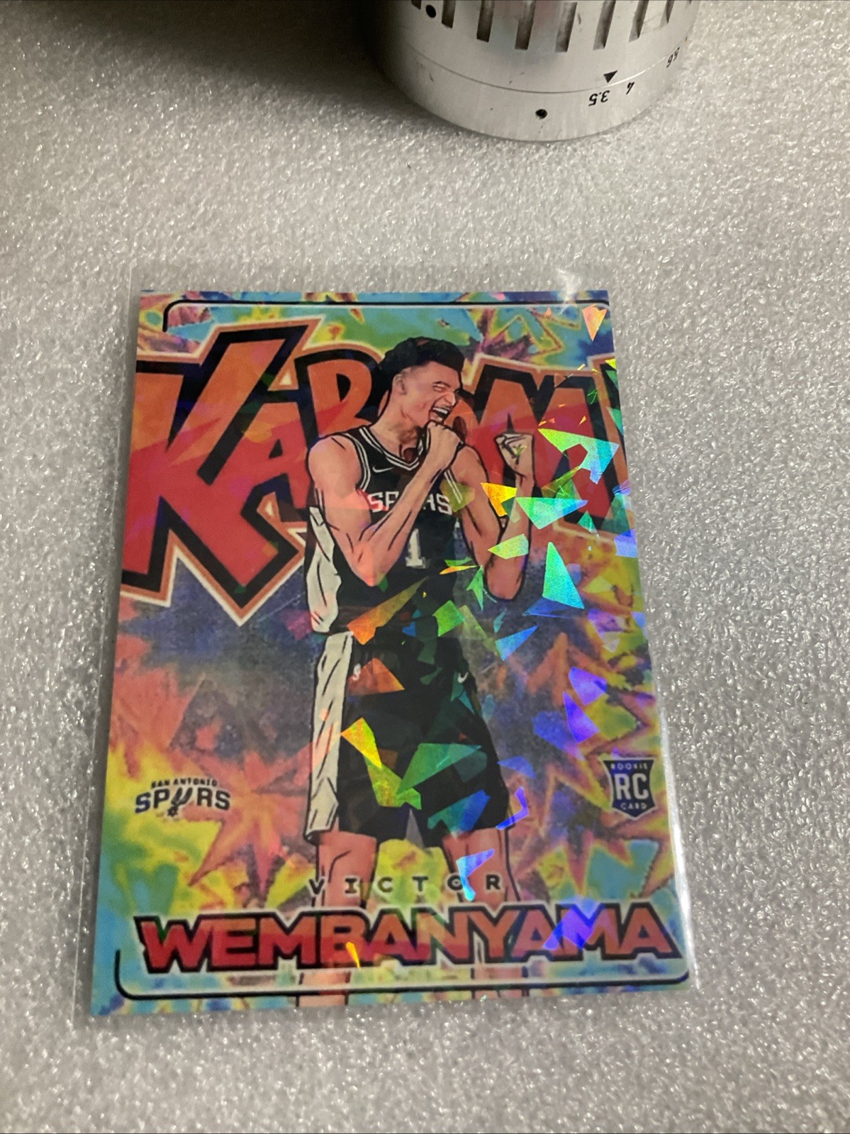 2023 Panini Crown Royale Cracked Ice Victor Wembanyama Rookie Kaboom #11