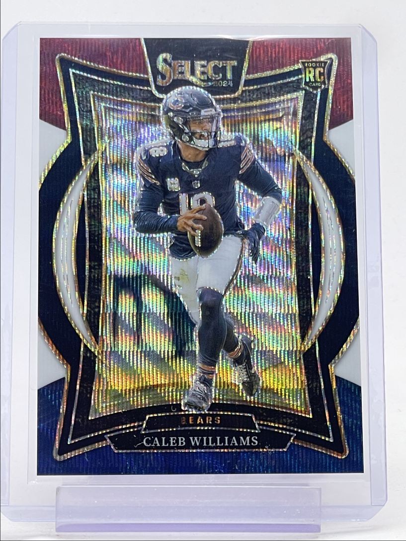 CALEB WILLIAMS 2024 SELECT CONCOURSE ROOKIE TRI COLOR PRIZM RC /299 Q4282