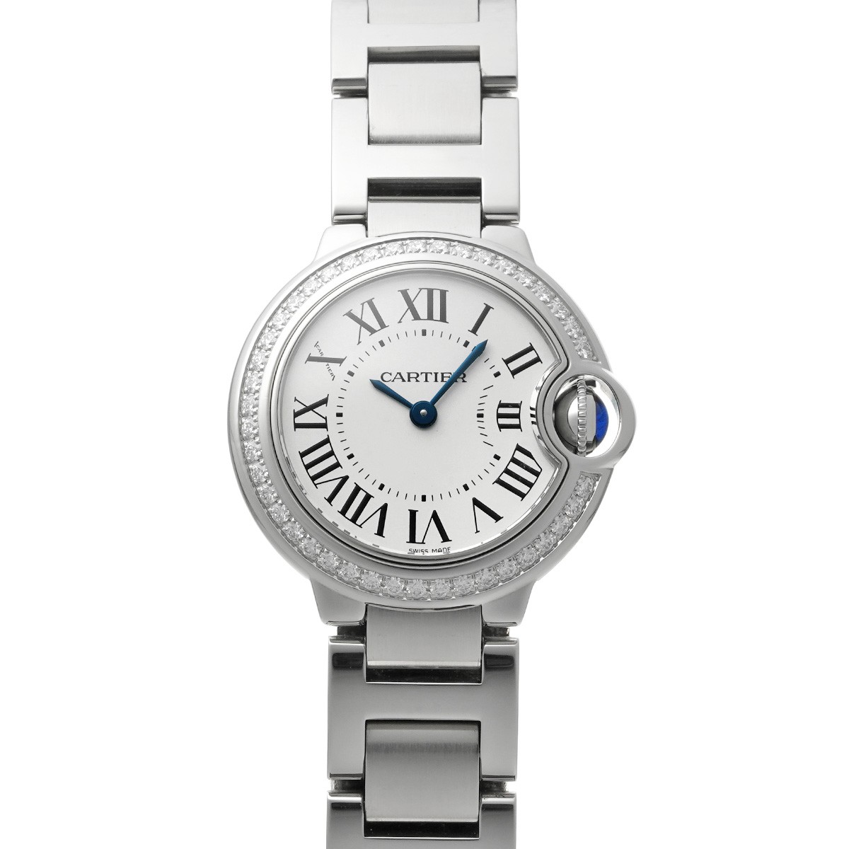 "CARTIER Ballon Bleu de Cartier 1.1 \" W4BB0015 Silver WATCH 752800"