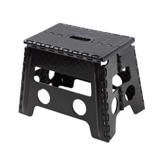 One Step Folding Step Stool Plastic Supports Up To 300 Pounds for Bathroom Sink