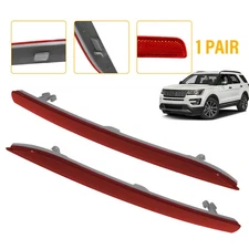 Rear Bumper Reflector Side Marker Light Assembly For 16-19 Ford Explorer Police