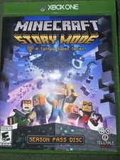 Minecraft Story Mode Season Pass Disk Xbox One Box No Manual Excellent Condition