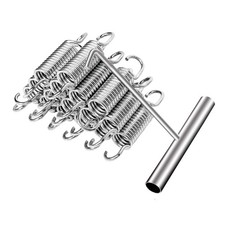 3.5 Inch Trampoline Springs,16Pcs Heavy Duty Replacement Springs and an All-Stee