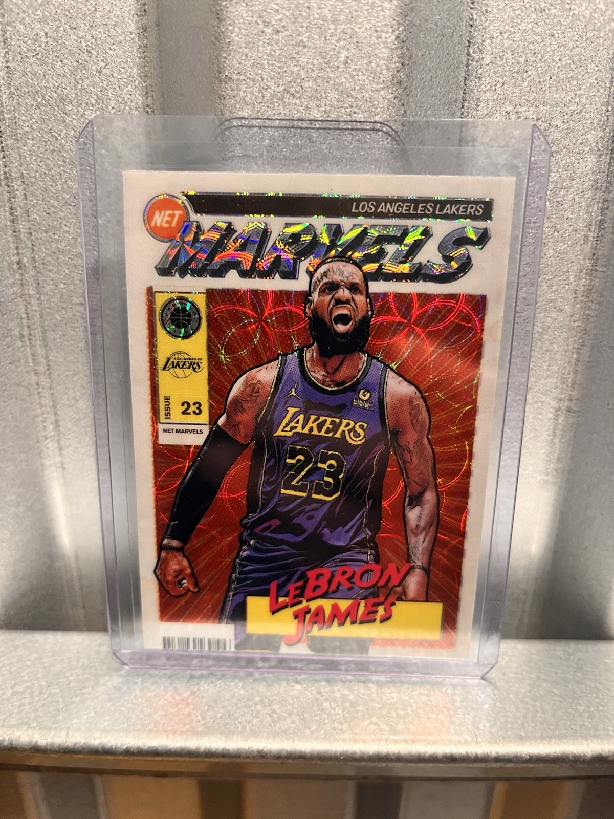 2023-24 Panini Nba Hoops Premium Stock - Retro Net Marvels LeBron James #2
