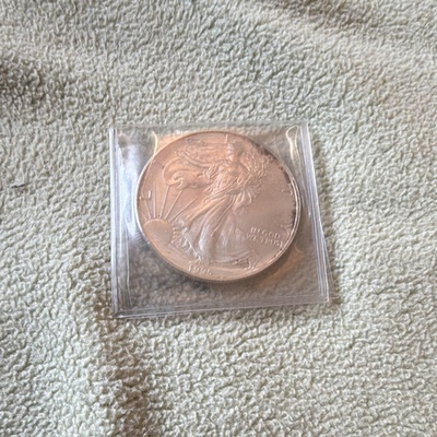 #ad U.S. Mint 1986 American Silver Eagle 1 oz .999 Silver Business Strike Ungraded $82.00