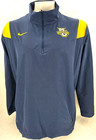 Marquette Golden Eagles MU Nike Navy LS 1/4 Zip Pullover Jacket Men's 2XL