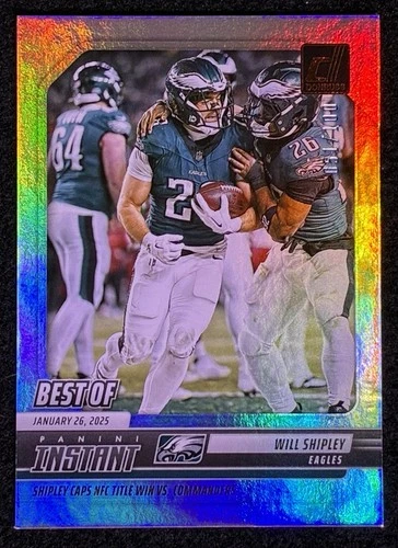 2025 Panini Will Shipley Base (Raw)
