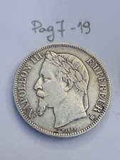 FRANCE NAPOLEON III 5 FRANCS 1867 BB CVCONT