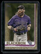 2019 Topps #16 Charlie Blackmon Gold #/2019