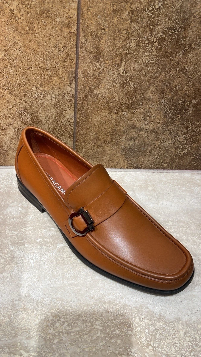 Salvatore Ferragamo Moccasin Brown Casual Shoes for Men for  display picture 2