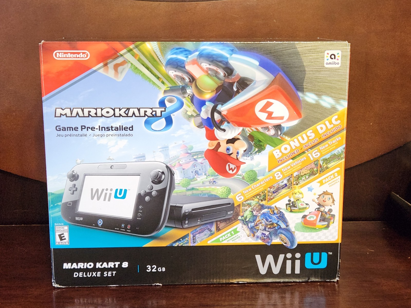 Nintendo Wii U Mario Kart 8 Deluxe Set Complete Console Tested Excellent