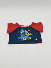 Build a Bear Sonic the Hedgehog Shirt Tails S...