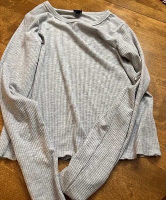 Art Class Women s Juniors Gray Pullover Long sleeve Shirt XL 14 16