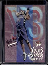2000-01 Fleer Ultra Vince Carter Year 3 Platinum #/100 Raptors