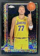 2025-26 Topps Chrome Update Luka Doncic Variation Black Speckle Refractor #/10