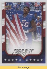 2016 Upper Deck USA Football USA U19 Flag Wave Chauncey Golston #31 READ 1i7