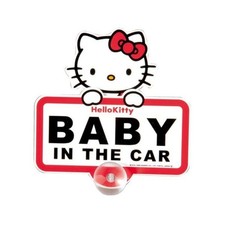 SEIWA Hello Kitty Swing Baby In The Car Sticker KT282 Car Accessory Japan NE JP